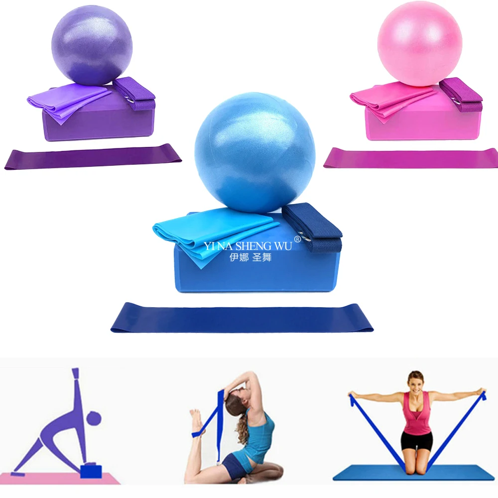 Pilates Yoga Ball Exercises - Yoga Başlangıç Kiti 5 adet Set