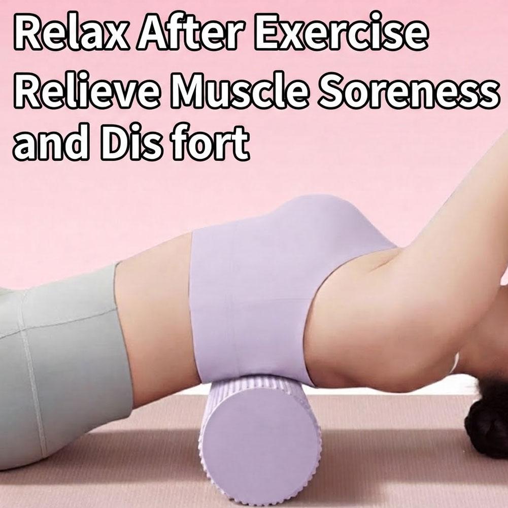 Pilates Yoga Exercises - Yoga Köpük Rulo EVA Yüksek Yoğunluklu