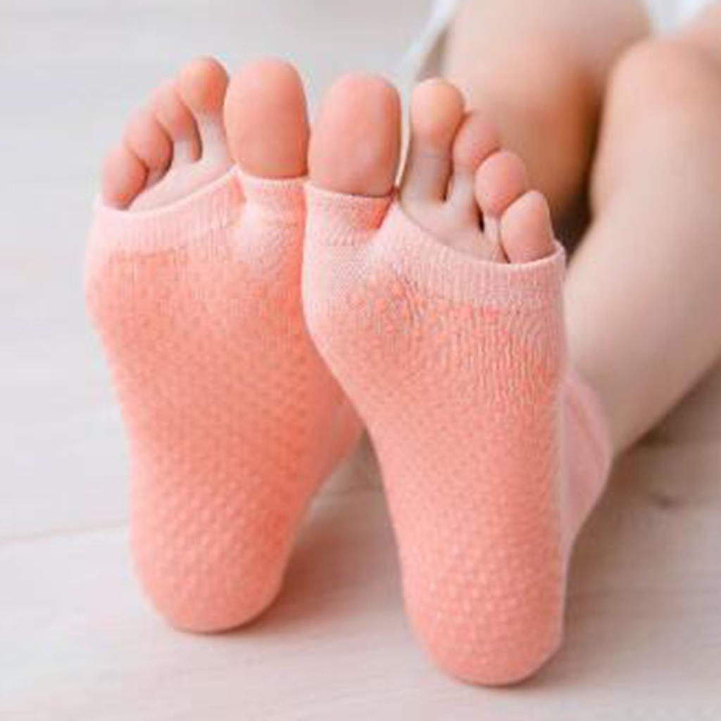 Pilates Yoga Class - Çevre Dostu Pamuklu Yarım Parmak Kavramalı
