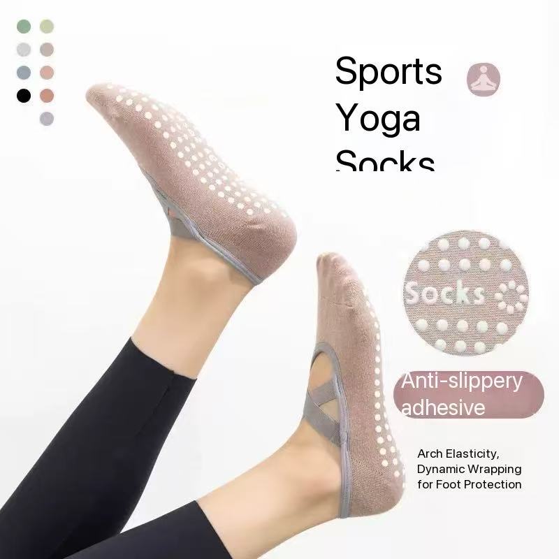 Pilates Yoga Sport - 1/3 Çift Profesyonel Kadın Yoga Çorabı