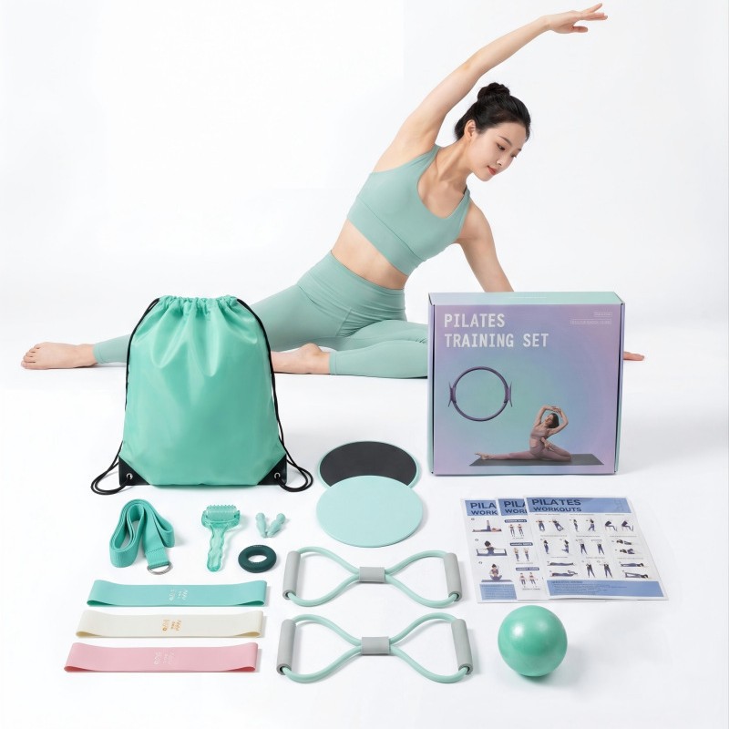 Pilates Yoga Tone - Pilates Halka Seti, Direnç Antrenman Çemberi,