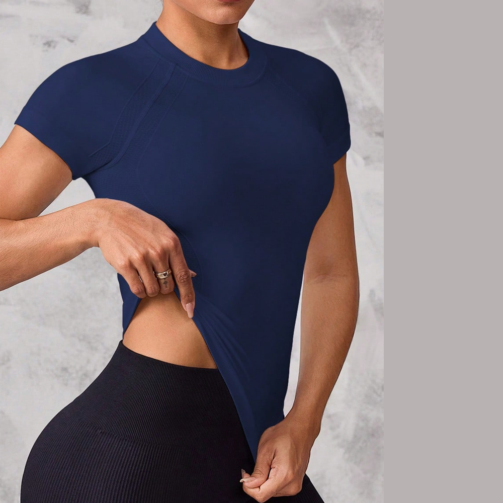 Kadın Kısa Kollu Spor Üstü, Ne - Yoga Strap Cotton incelemesi ve fiyatı