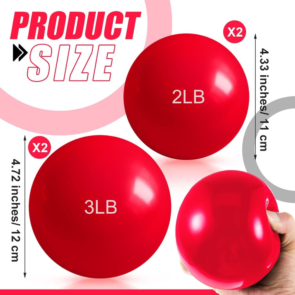 1lb-5lb Ağırlıklı Egzersiz Top - Pilates Yoga Tone incelemesi ve fiyatı