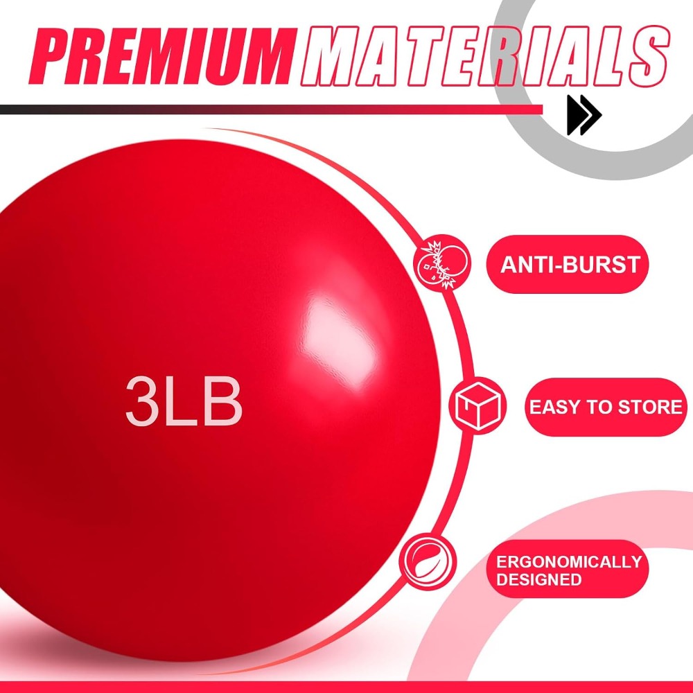 1lb-5lb Ağırlıklı Egzersiz Top - Pilates Yoga Tone incelemesi ve fiyatı