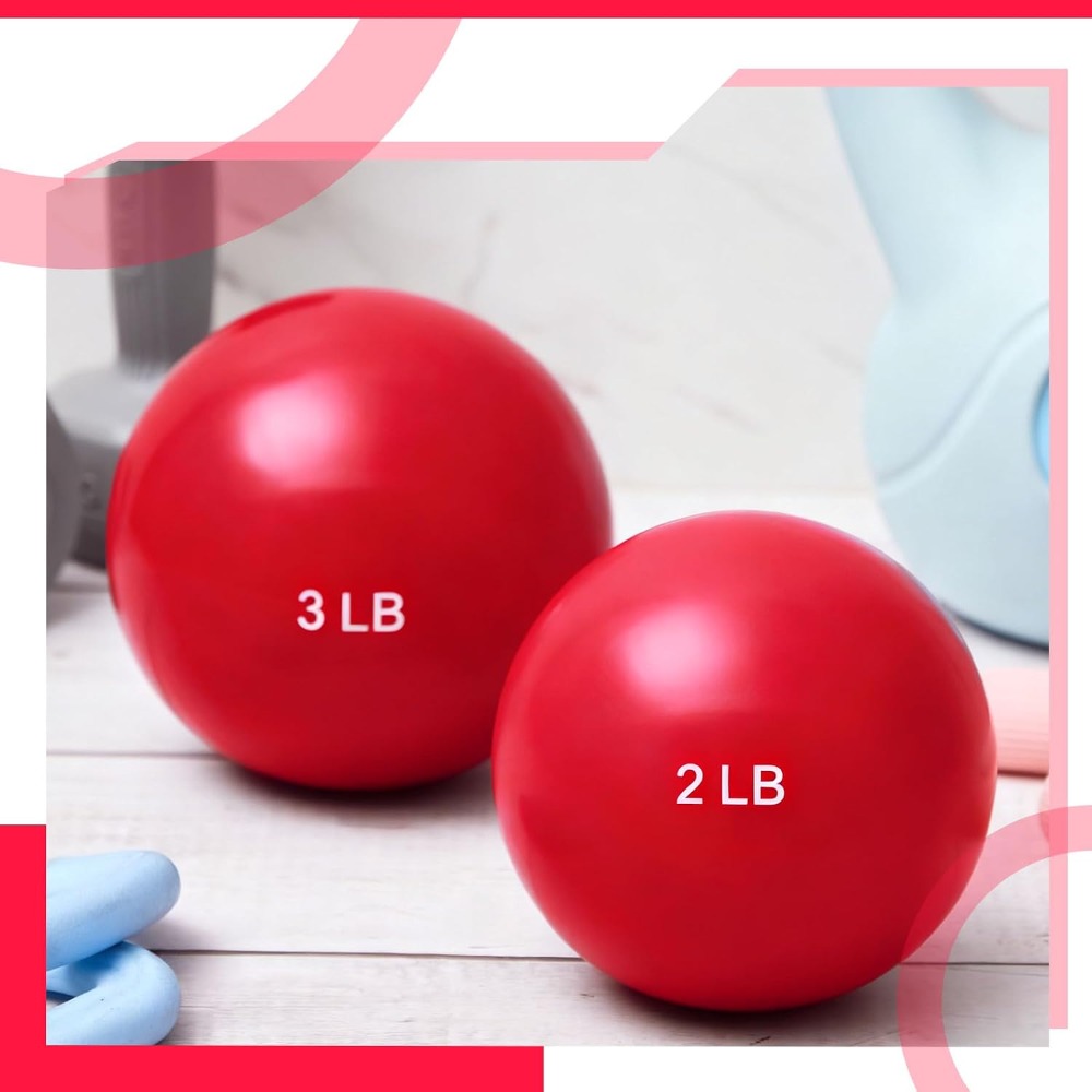 1lb-5lb Ağırlıklı Egzersiz Top - Pilates Yoga Tone incelemesi ve fiyatı