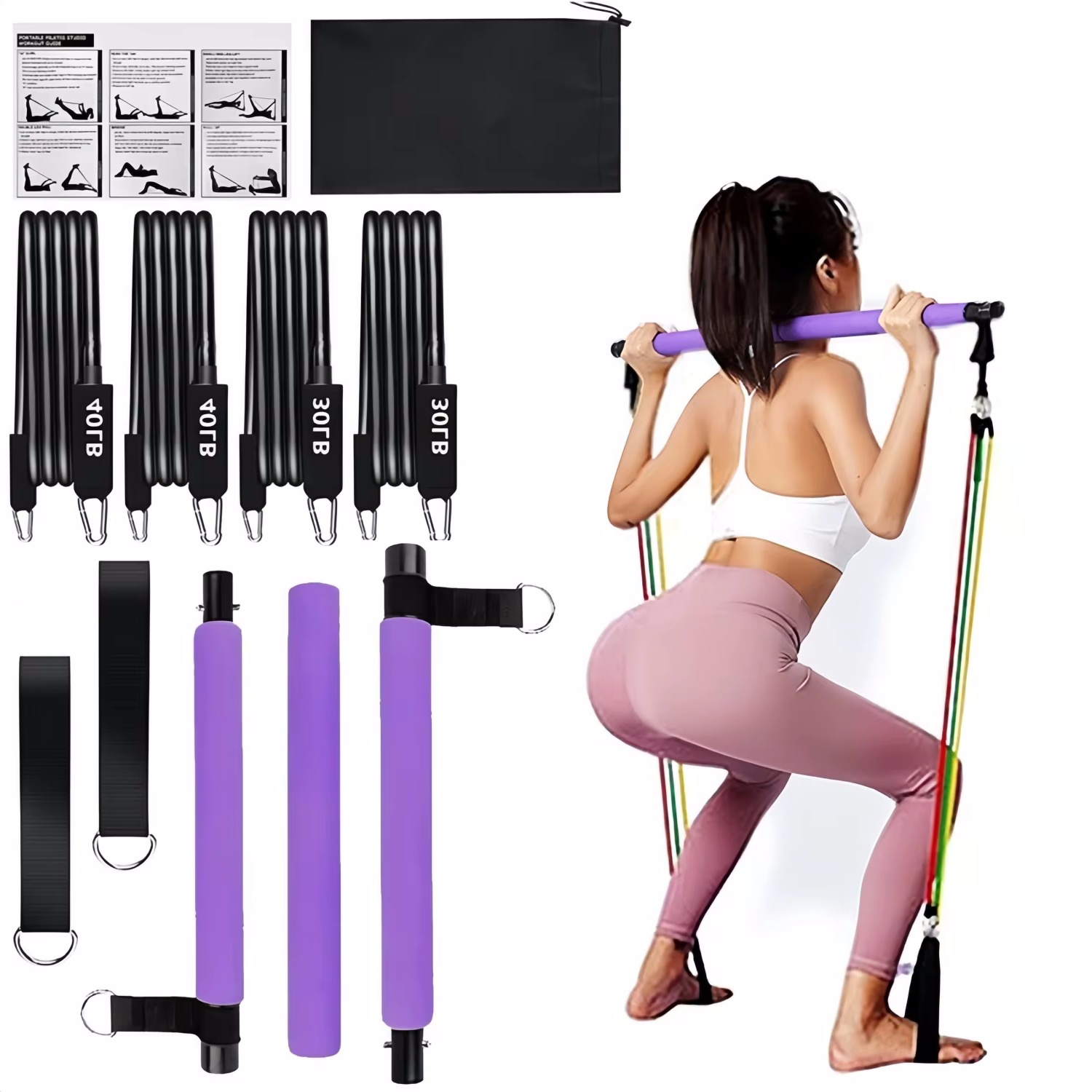 Taşınabilir Yoga Pilates Bar S - Pilates Yoga Tone incelemesi ve fiyatı