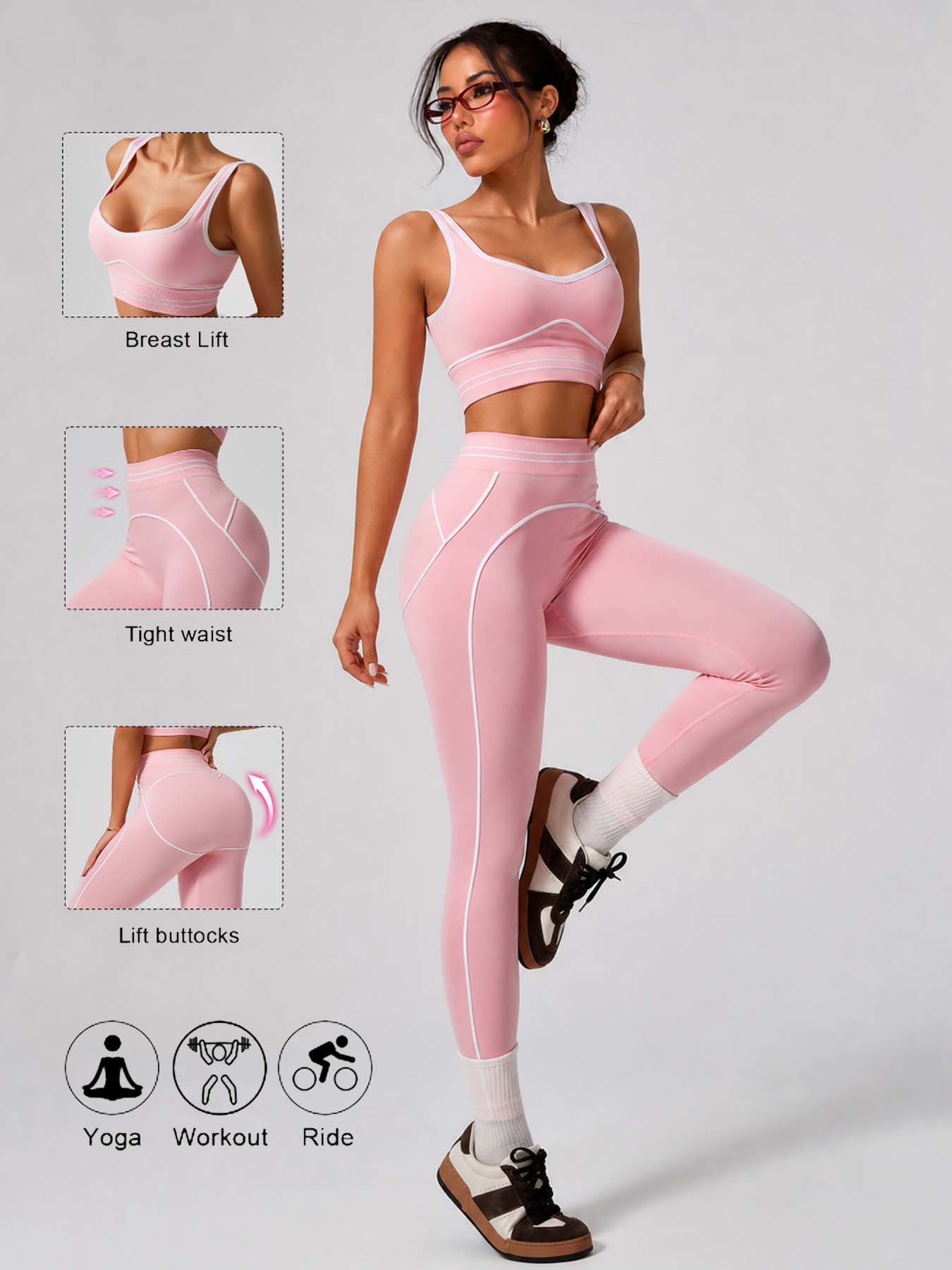 Kadınlar Kontrast Beyaz Çizgil - Yoga Strap Cotton incelemesi ve fiyatı